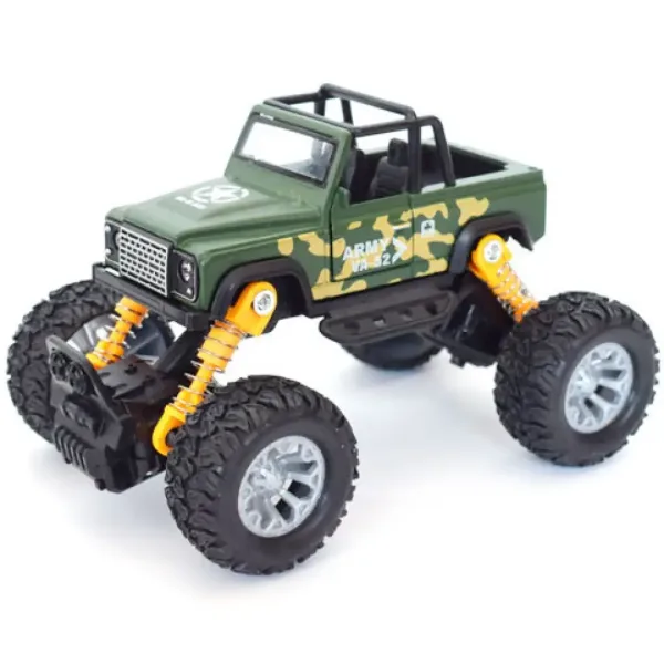 Off-Road zielony samochód terenowy z napędem wstecznym 1/32 zdjęcie 2