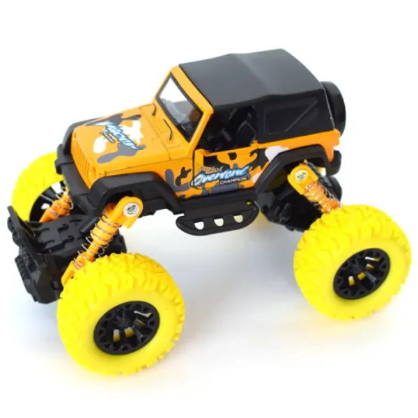 Off-Road żółty samochód terenowy z napędem wstecznym 1/32 zdjęcie 2