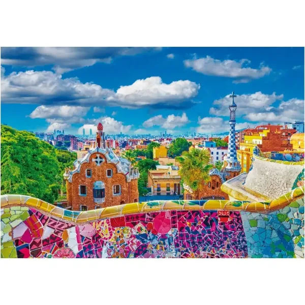 Park Güell Barcelona HQC 1000-elementowe puzzle - Clementoni zdjęcie 2