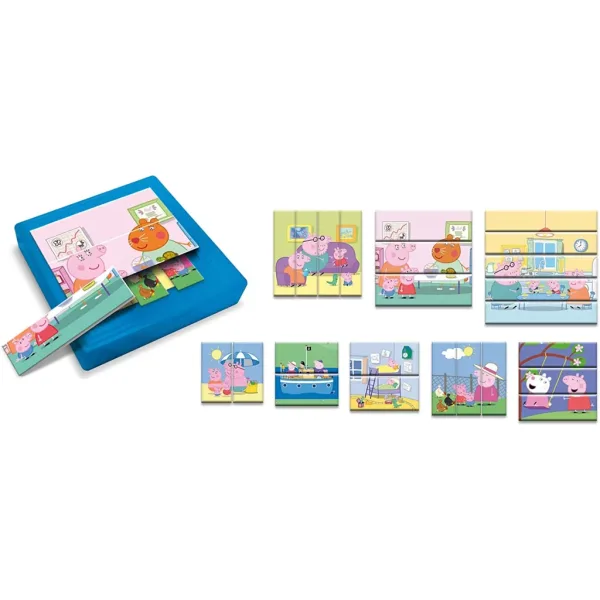 Peppa Pig 8 w 1 progresywne puzzle 25 elementów – Lisciani zdjęcie 3