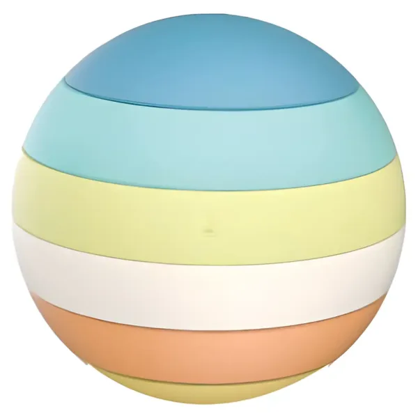 Piłka 6-częściowa gra w budowanie wieży 12 cm zdjęcie 3