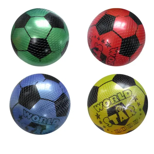 Piłka gumowa World Star 23 cm w różnych kolorach zdjęcie 1