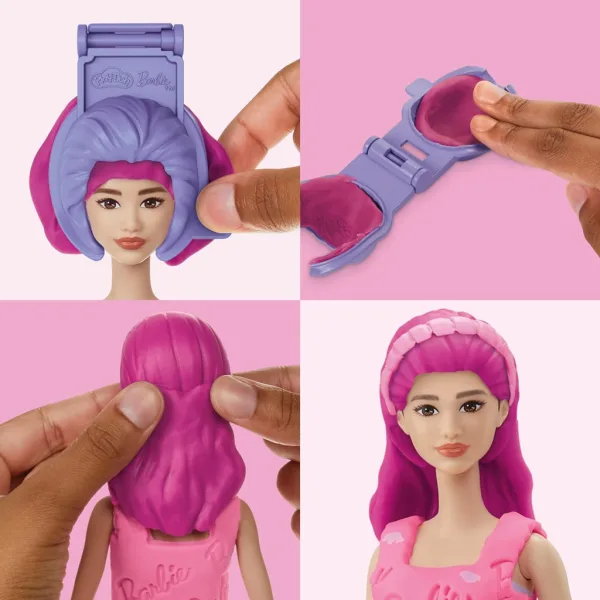 Play-Doh: Barbie serca i korona z włosów – zestaw z lalką – Hasbro zdjęcie 3