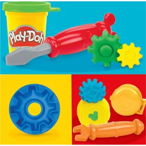 Play-Doh: Disney Jr. On-The-Go Mickey przenośny zestaw z ciastoliną - Hasbro zdjęcie 4