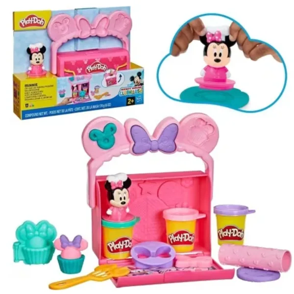 Play-Doh: Disney Jr. On-The-Go Minnie — przenośny zestaw ciastoliny - Hasbro zdjęcie 2
