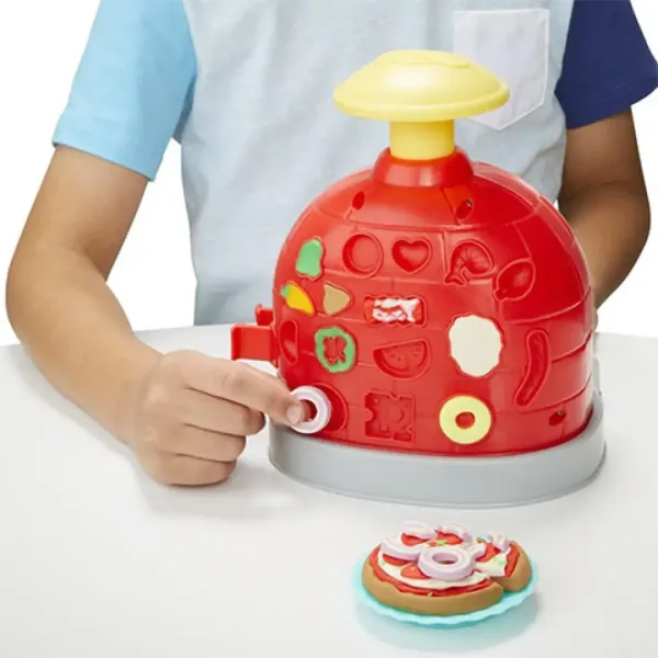 Play-Doh: Kitchen Creations zestaw do robienia pizzy z akcesoriami 284g - Hasbro zdjęcie 4