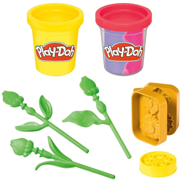 Play-Doh: Małe kwiatki – Zestaw do modelowania Słonecznik i stokrotka – Hasbro zdjęcie 3