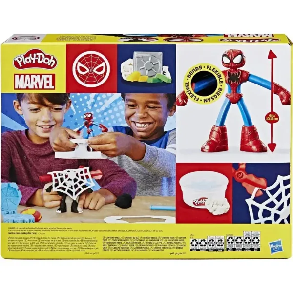Play-Doh: Marvel Spider-Man Launch & Slice zestaw do zabawy - Hasbro zdjęcie 2