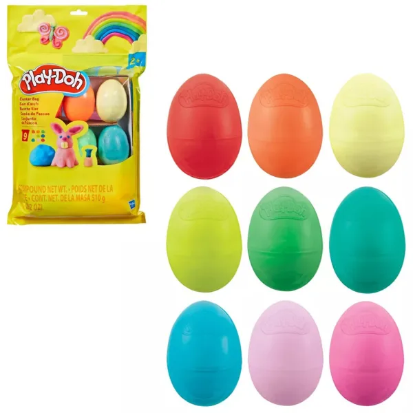Play-Doh: Wielkanocny zestaw ciastoliny z 9 kolorowymi jajkami - Hasbro zdjęcie 1