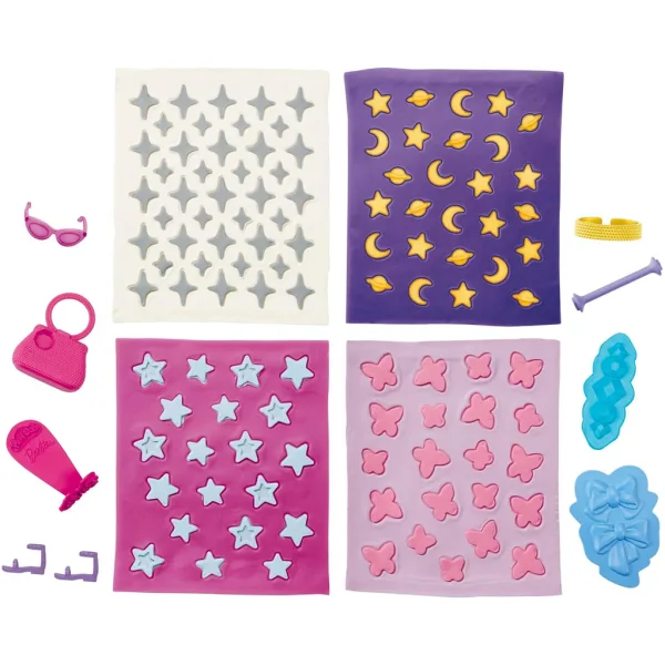 Play-Doh: Zestaw ciastoliny Barbie – blask i klejnoty – Hasbro zdjęcie 5