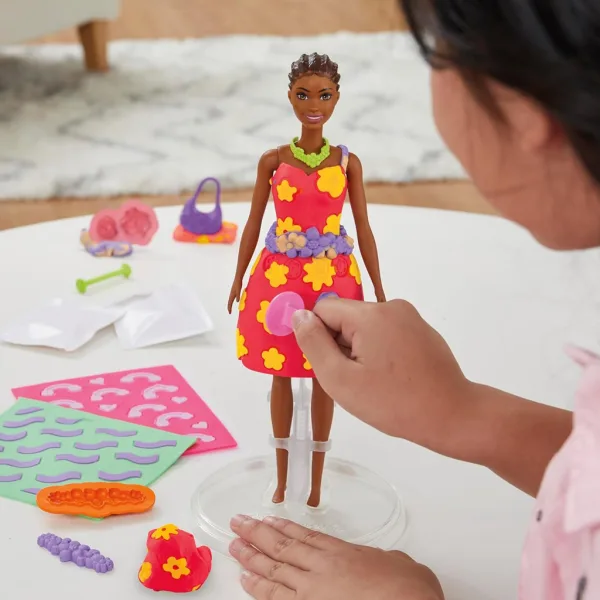 Play-Doh: Zestaw ciastoliny Barbie kwiaty - Hasbro zdjęcie 3