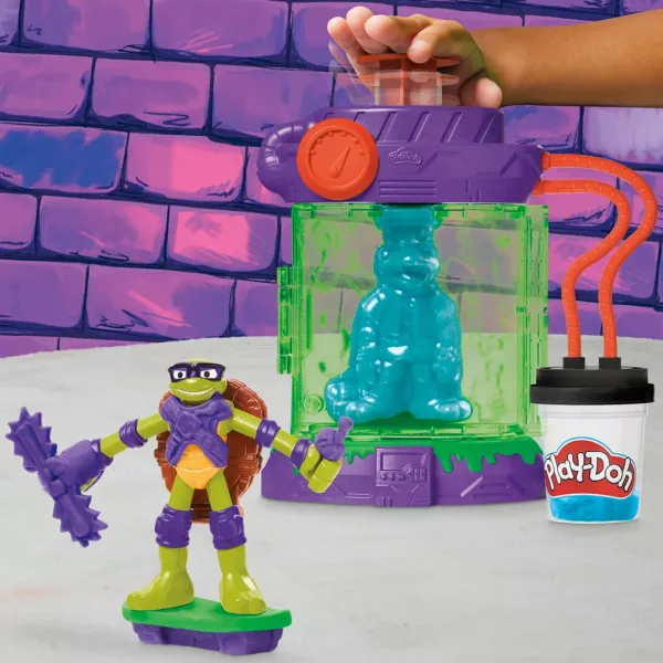 Play-Doh: Zestaw do zabawy Mutacja Wojownicze Żółwie Ninja – Hasbro zdjęcie 3