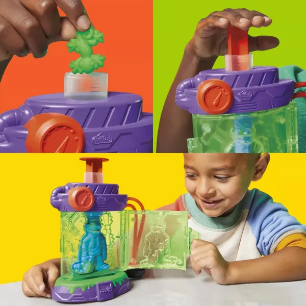 Play-Doh: Zestaw do zabawy Mutacja Wojownicze Żółwie Ninja – Hasbro zdjęcie 4