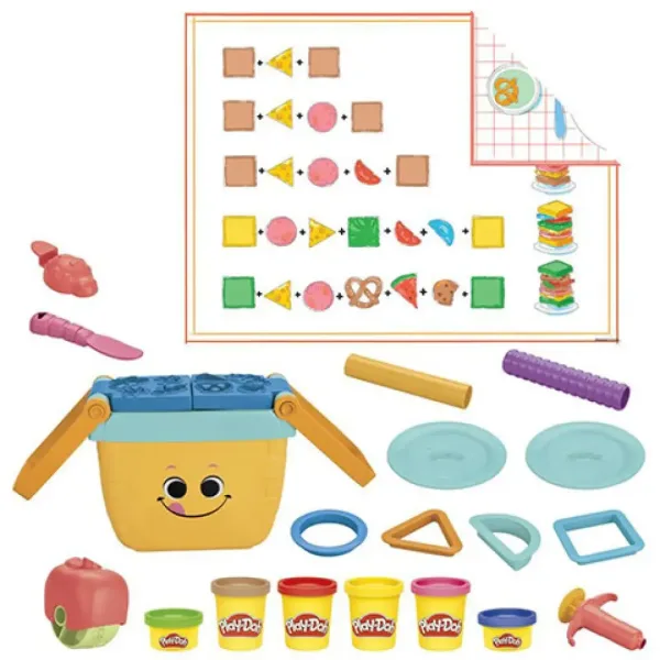 Play-Doh: Zestaw startowy z formami piknikowymi i akcesoriami - Hasbro zdjęcie 4
