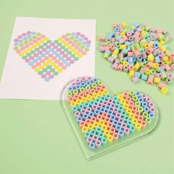 PlayBox: 5mm MIDI koraliki do prasowania - Kolory pastelowe, opakowanie 1000 sztuk zdjęcie 3