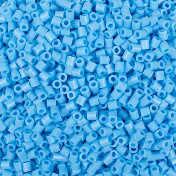 PlayBox: 5mm MIDI koraliki do prasowania w kolorze jasnoniebieskim, opakowanie 6000 sztuk zdjęcie 2