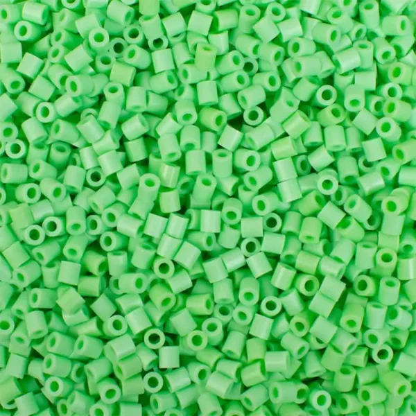 PlayBox: 5mm MIDI koraliki do prasowania w kolorze jasnozielonym, opakowanie 6000 sztuk zdjęcie 2
