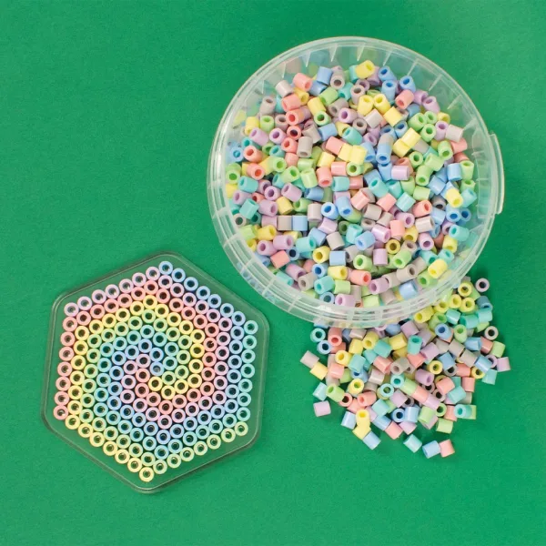 PlayBox: Koraliki do prasowania MIDI 5 mm, 1000 sztuk, w pastelowych kolorach zdjęcie 2