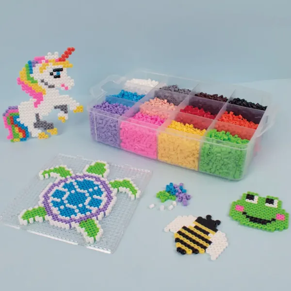PlayBox: Maxi XL 9mm prasowanki w 12 kolorach w pudełku do przechowywania, 12000 sztuk zdjęcie 2