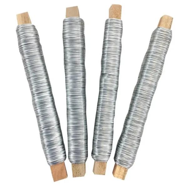 PlayBox: Metal wire 0.5mm in silver color 50m set of 4 sztuki zdjęcie 1