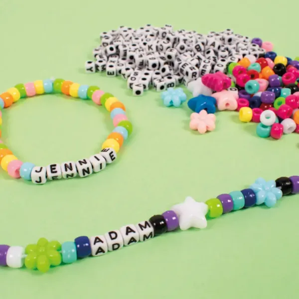 PlayBox: Mini literki nawlekane 1000 sztuk koralików zestaw zdjęcie 2