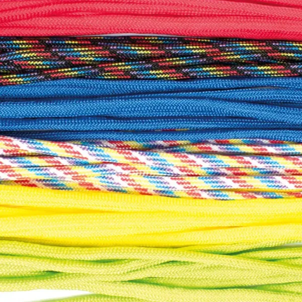 Playbox: Zestaw kolorowych sznurków do plecenia – 3,4 mm, 6 x 2,6 m zdjęcie 1