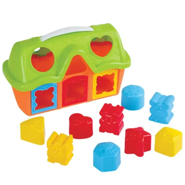 Playgo: Domek sortujący kształty, zabawka edukacyjna zdjęcie 2