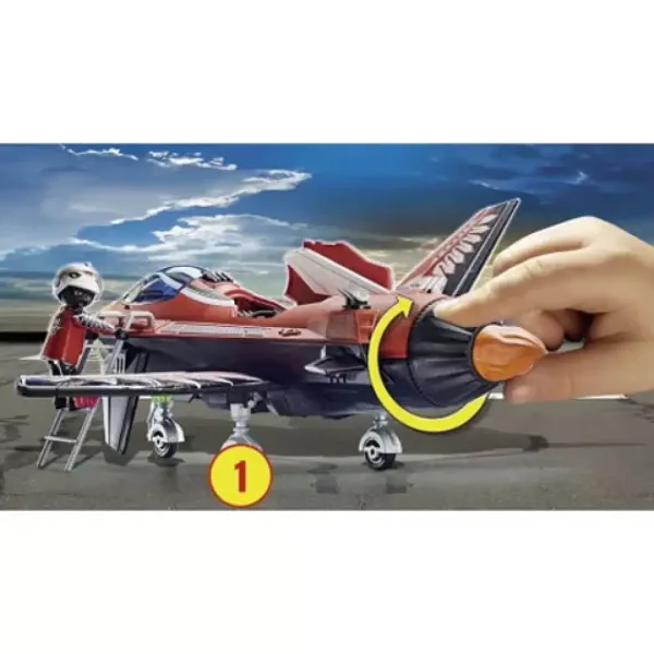 Playmobil: Air Stuntshow - Odrzutowiec "Orzeł" (70832) zdjęcie 3