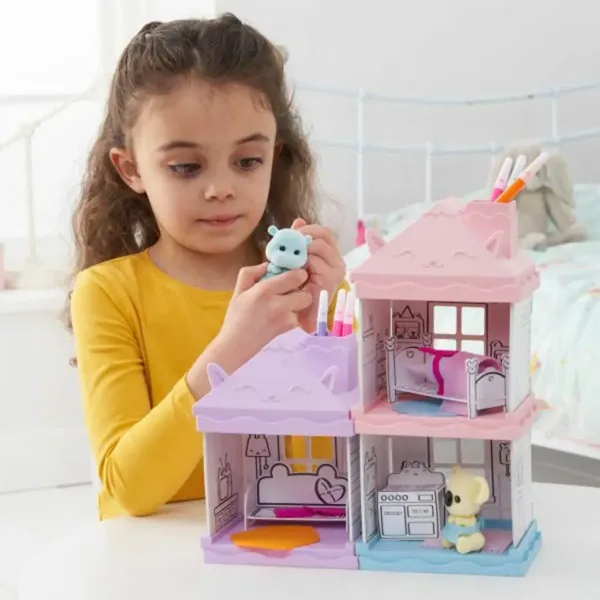 Playmonster: Zestaw do zabawy Fuzzikins salon hipopotama zdjęcie 4