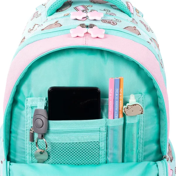 Plecak szkolny z kotem Pusheen Mint, 40 cm zdjęcie 4