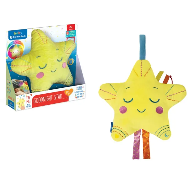 Pluszowa gwiazdka „Dobranoc” — lampka nocna z dźwiękiem - Clementoni Baby zdjęcie 2