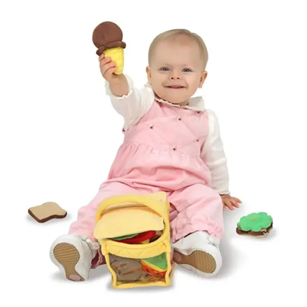 Pluszowy kosz piknikowy 9-częściowy zestaw - Melissa & Doug zdjęcie 3