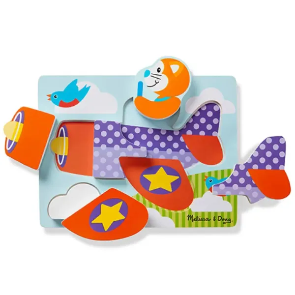 Pojazdy drewniane gigantyczne puzzle - Melissa & Doug zdjęcie 4