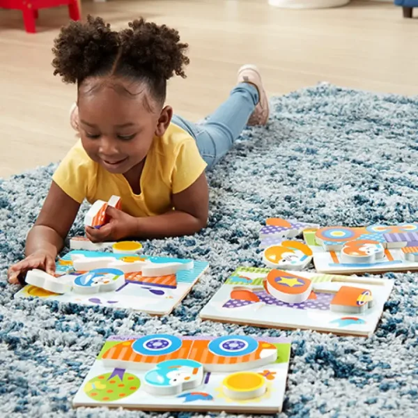 Pojazdy drewniane gigantyczne puzzle - Melissa & Doug zdjęcie 5