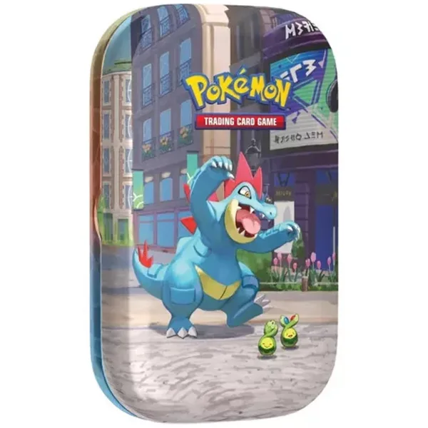 Pokémon TCG: Lumiose City Mini Tin — kolekcjonerski zestaw kart w metalowym pudełku, różne warianty, 1 szt. zdjęcie 3