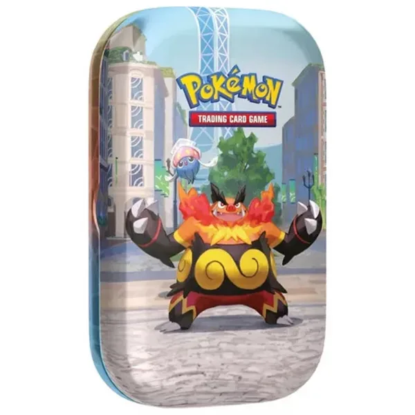 Pokémon TCG: Lumiose City Mini Tin — kolekcjonerski zestaw kart w metalowym pudełku, różne warianty, 1 szt. zdjęcie 4