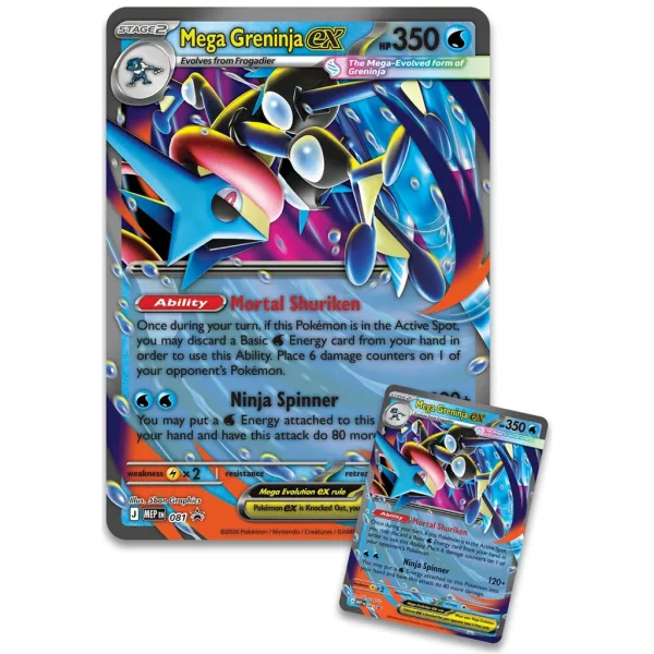 Pokémon TCG: Mega Greninja EX Kolekcja Premium zdjęcie 3
