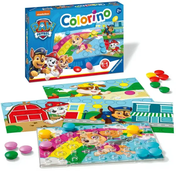 Psi Patrol Colorino zestaw do tworzenia obrazków - Ravensburger zdjęcie 1