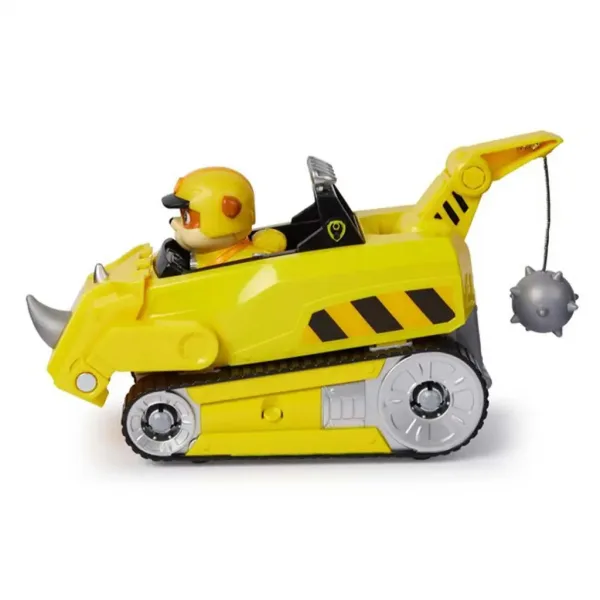 Psi Patrol: Jungle Pups figurka Rubble z pojazdem nosorożca - Spin Master zdjęcie 2