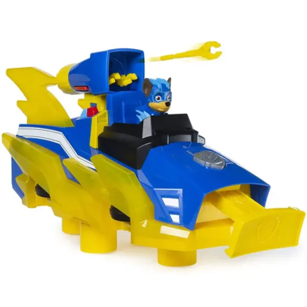 Psi Patrol Mighty Pups: Pojazd Deluxe Chasea ze światłem i dźwiękiem - Spin Master zdjęcie 3