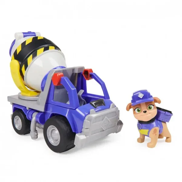 Psi Patrol Rubble i ekipa: Samochód Rubble Mixer - Spin Master zdjęcie 2