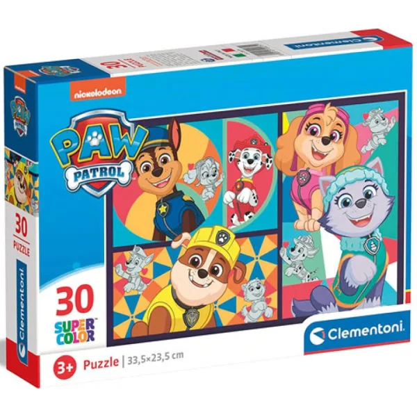 Psi Patrol Supercolor puzzle 30 elementów - Clementoni