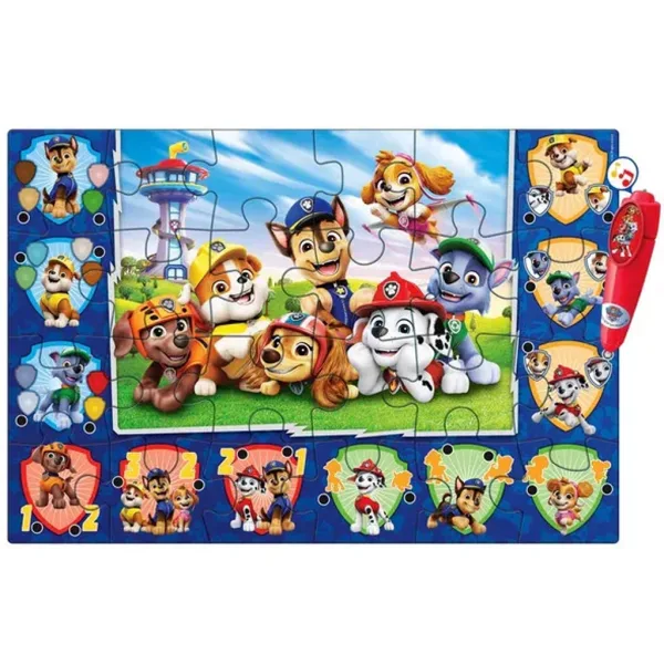 Psi Patrol interaktywne puzzle podłogowe, 24 elementy - Clementoni zdjęcie 3