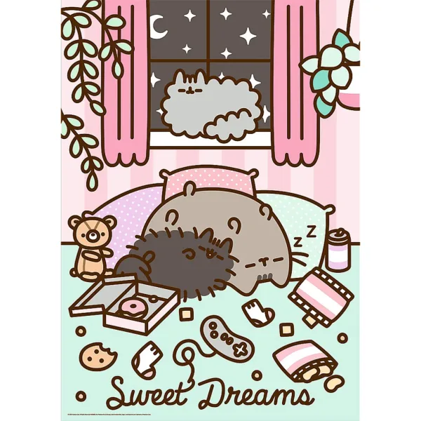 Pusheen Słodkich Snów 1000-elementowe Puzzle Premium Plus Quality - Trefl zdjęcie 2