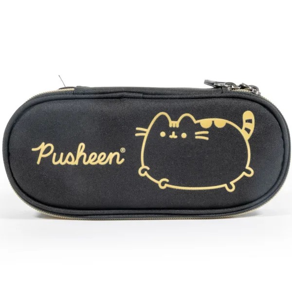 Pusheen złote owalne piórnik 20,5x9,5x5 cm zdjęcie 2