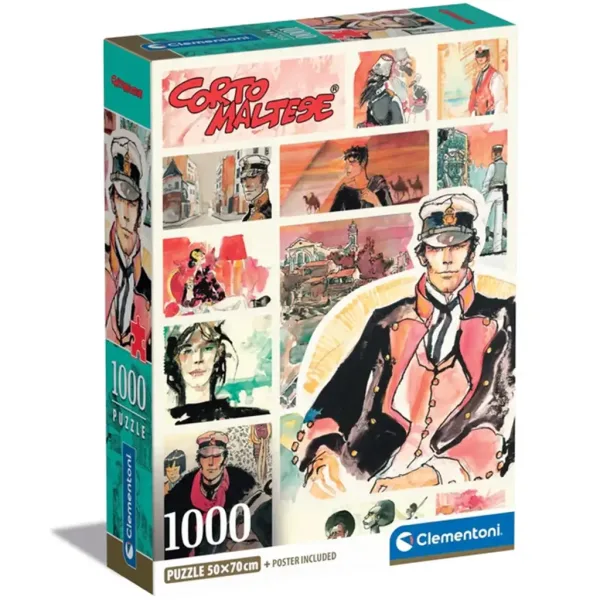 Puzzle 1000 elementów Corto Maltese - Clementoni