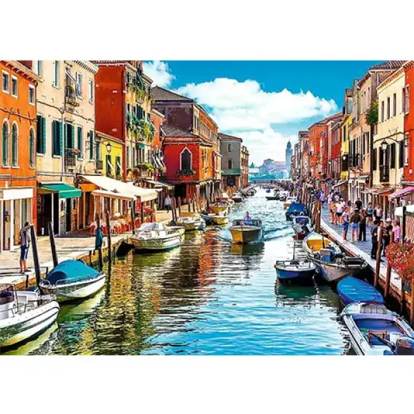 Puzzle 2000 elementów Murano - Wyspa Wenecja - Trefl zdjęcie 2