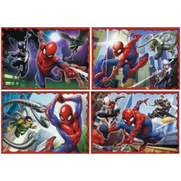 Puzzle 4 w 1 Spider-Man 70-54-48-35 elementów - Trefl zdjęcie 2