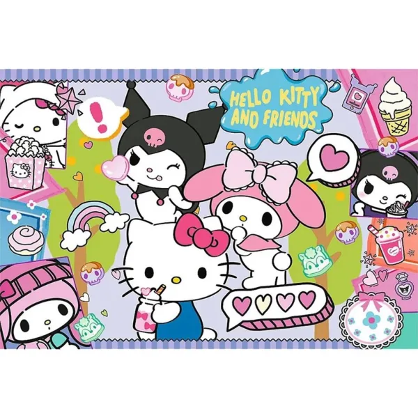 Puzzle Hello Kitty i przyjaciele, 300 elementów - Trefl zdjęcie 2
