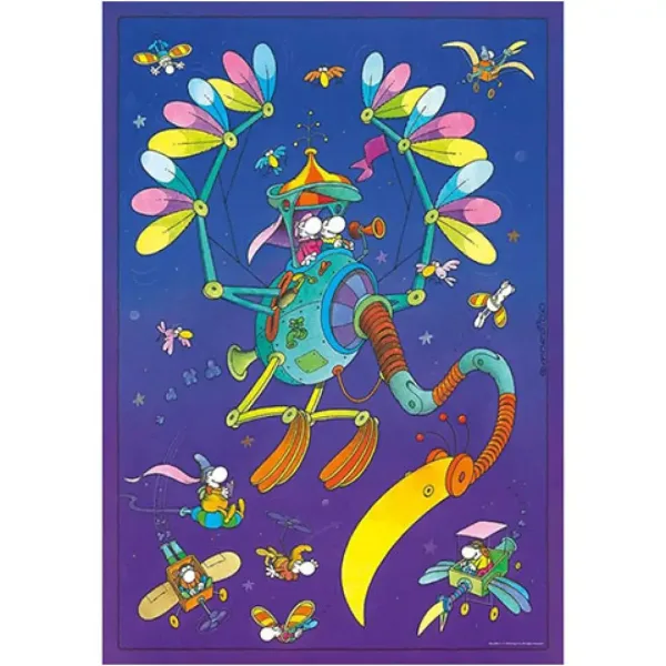 Puzzle Mordillo Podróż 500 elementów - Clementoni zdjęcie 2